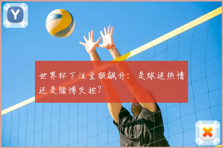 世界杯下注金额飙升：是球迷热情还是赌博失控？